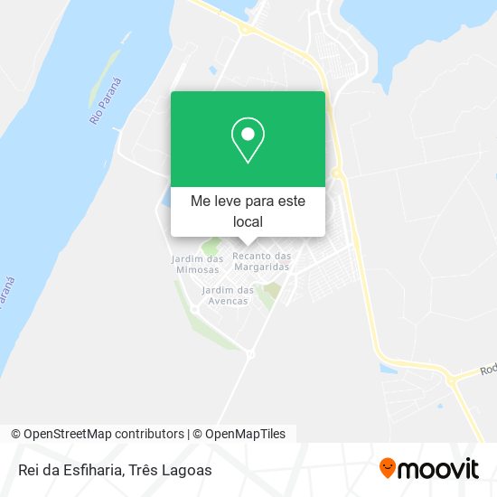 Rei da Esfiharia mapa