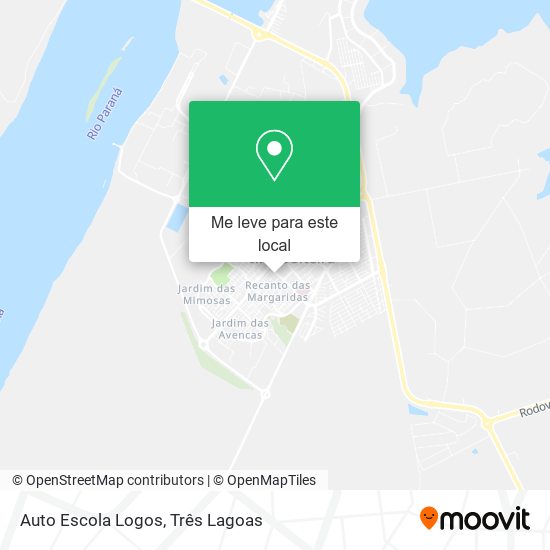 Auto Escola Logos mapa