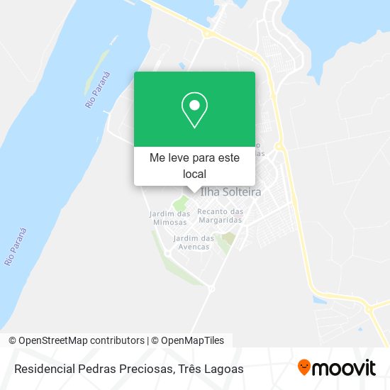 Residencial Pedras Preciosas mapa