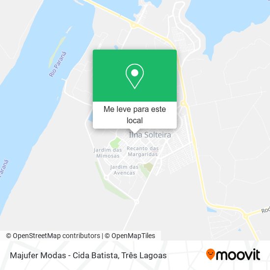 Majufer Modas - Cida Batista mapa