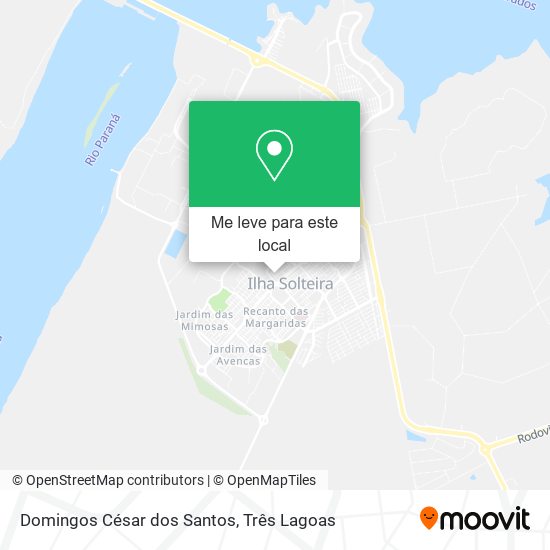 Domingos César dos Santos mapa