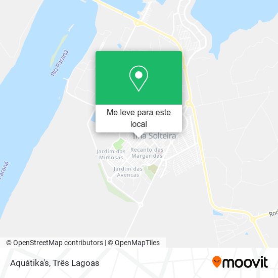 Aquátika's mapa