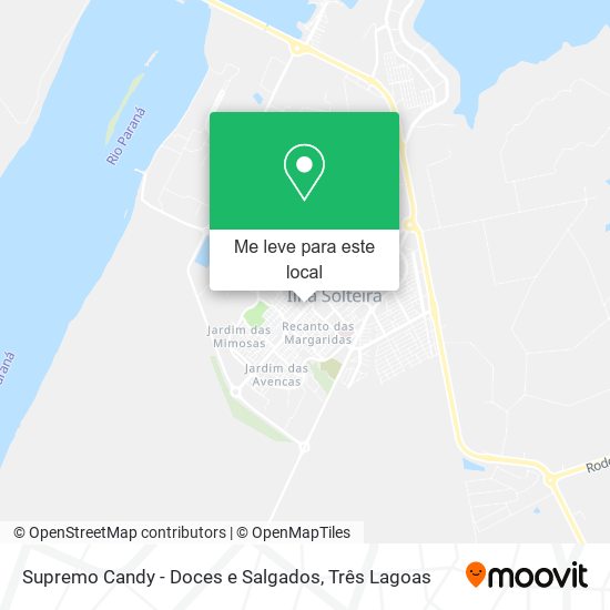Supremo Candy - Doces e Salgados mapa