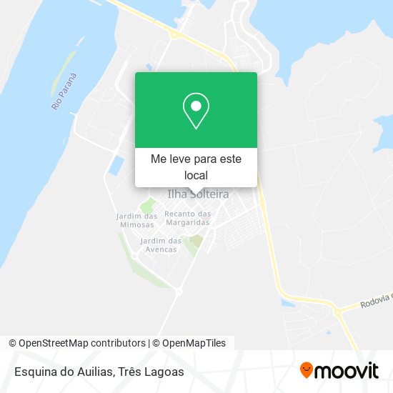 Esquina do Auilias mapa