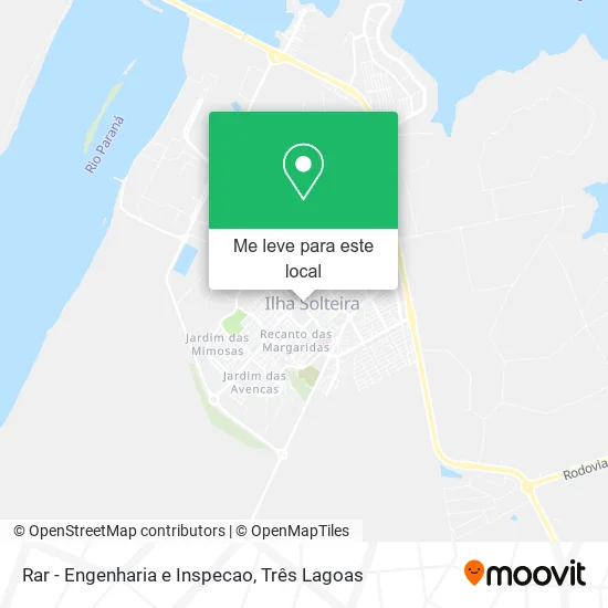 Rar - Engenharia e Inspecao mapa