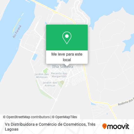 Vs Distribuidora e Comércio de Cosméticos mapa