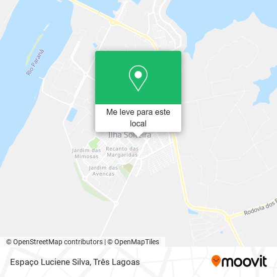 Espaço Luciene Silva mapa