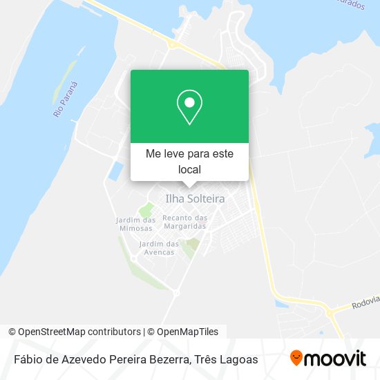 Fábio de Azevedo Pereira Bezerra mapa