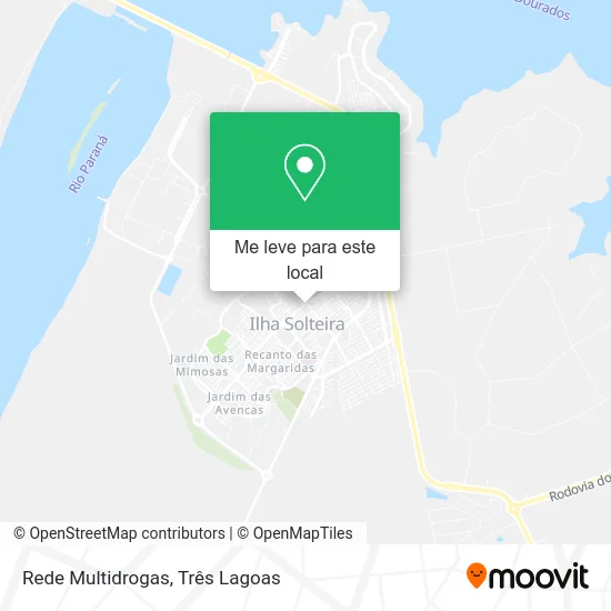 Rede Multidrogas mapa