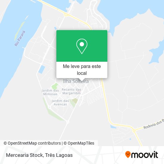 Mercearia Stock mapa