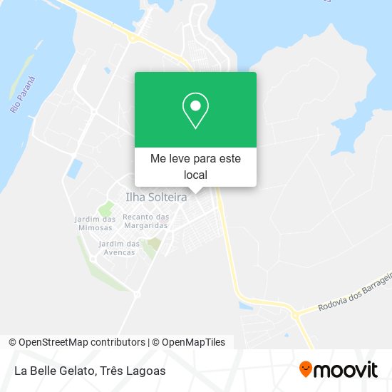 La Belle Gelato mapa
