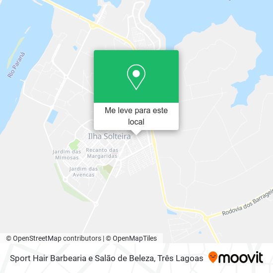 Sport Hair Barbearia e Salão de Beleza mapa