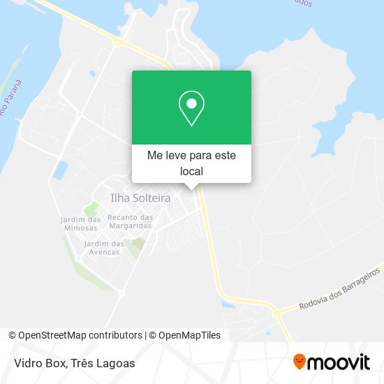 Vidro Box mapa