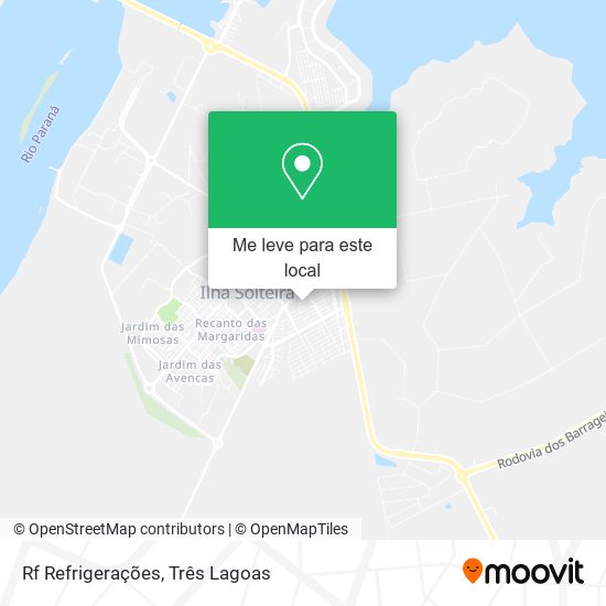 Rf Refrigerações mapa