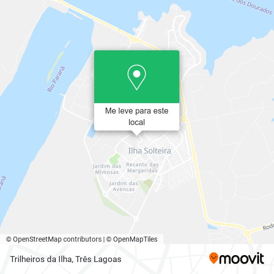 Trilheiros da Ilha mapa