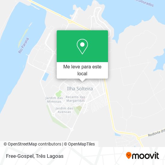 Free-Gospel mapa