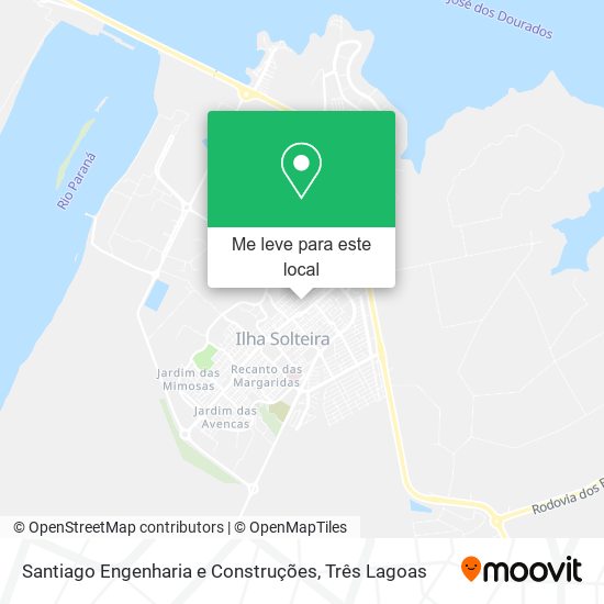 Santiago Engenharia e Construções mapa