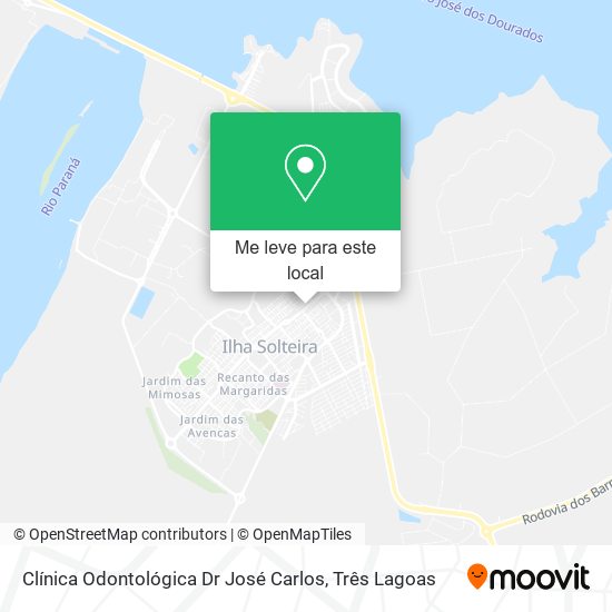 Clínica Odontológica Dr José Carlos mapa