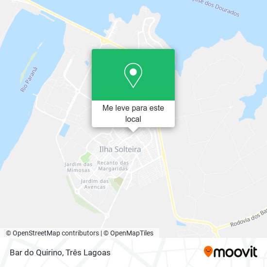 Bar do Quirino mapa