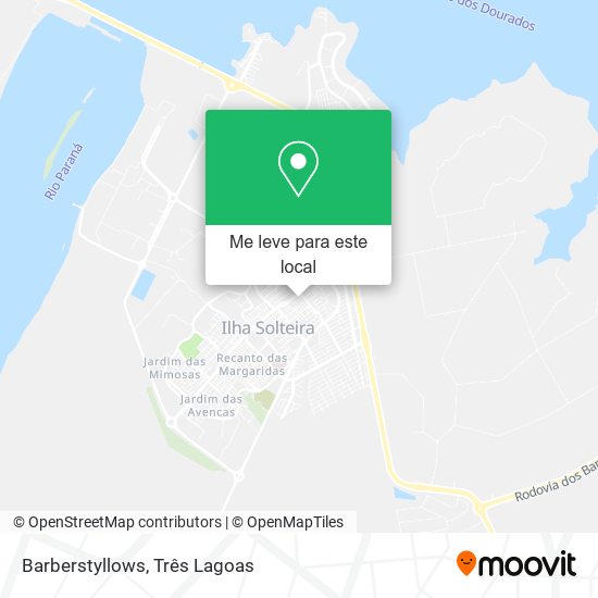 Barberstyllows mapa