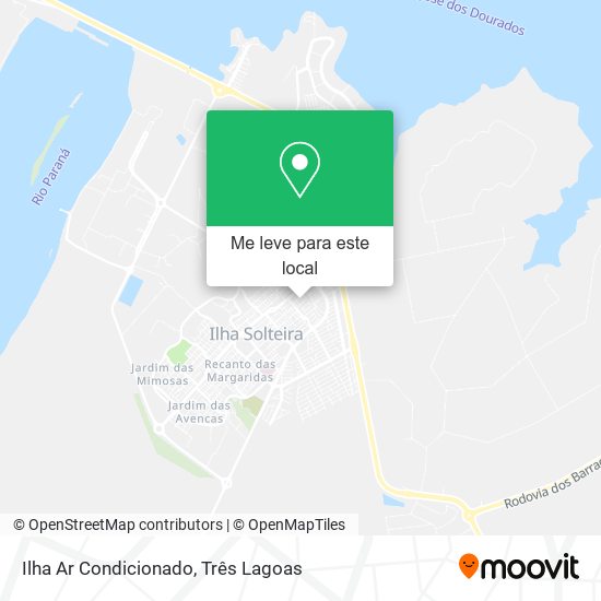 Ilha Ar Condicionado mapa
