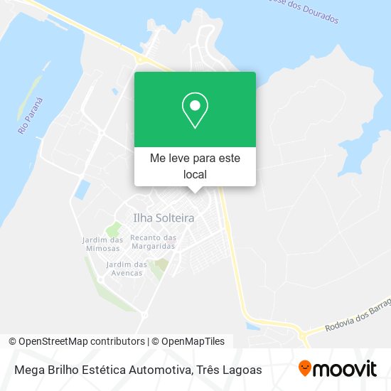 Mega Brilho Estética Automotiva mapa