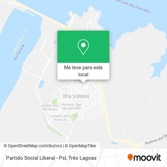 Partido Social Liberal - Psl mapa