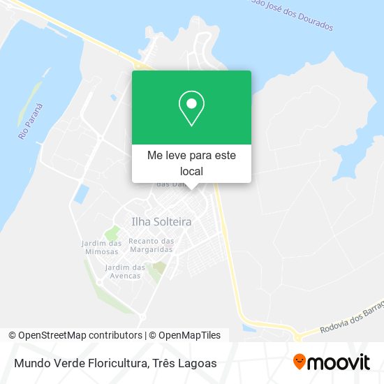 Mundo Verde Floricultura mapa