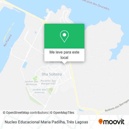 Nucleo Educacional Maria Padilha mapa