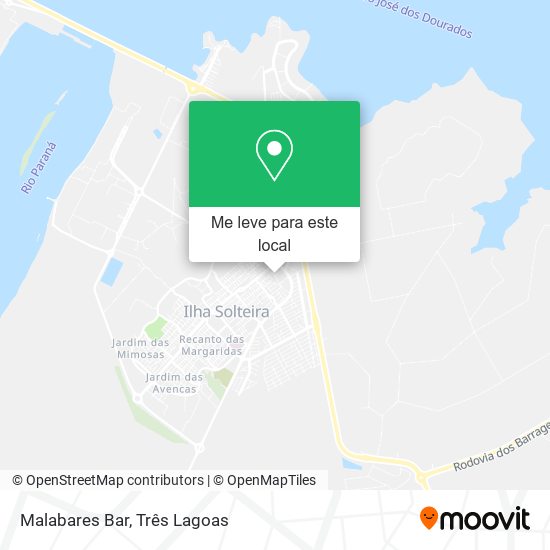 Malabares Bar mapa