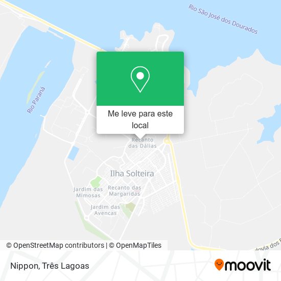 Nippon mapa