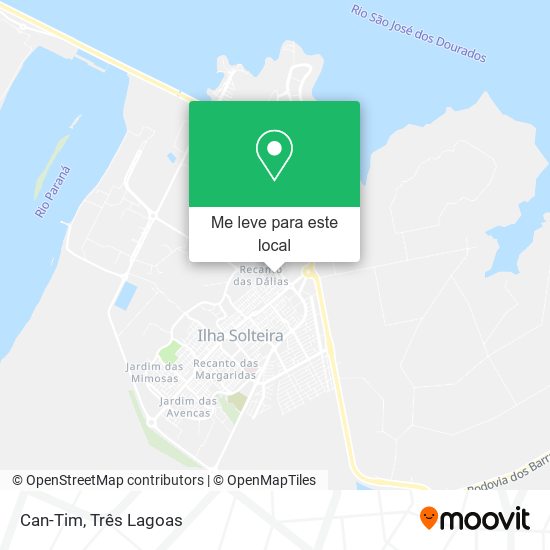 Can-Tim mapa