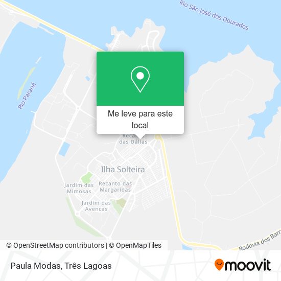 Paula Modas mapa