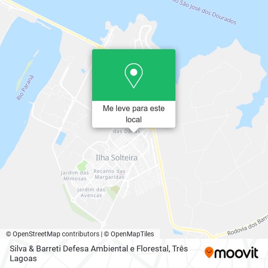 Silva & Barreti Defesa Ambiental e Florestal mapa