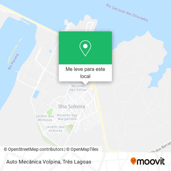 Auto Mecânica Volpina mapa