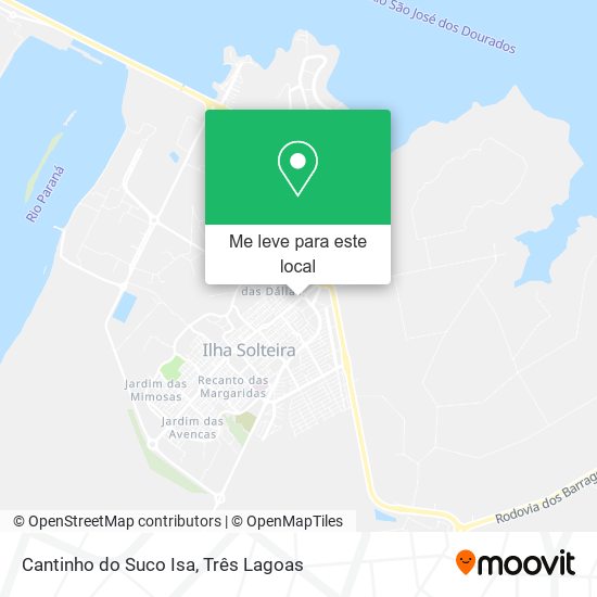 Cantinho do Suco Isa mapa