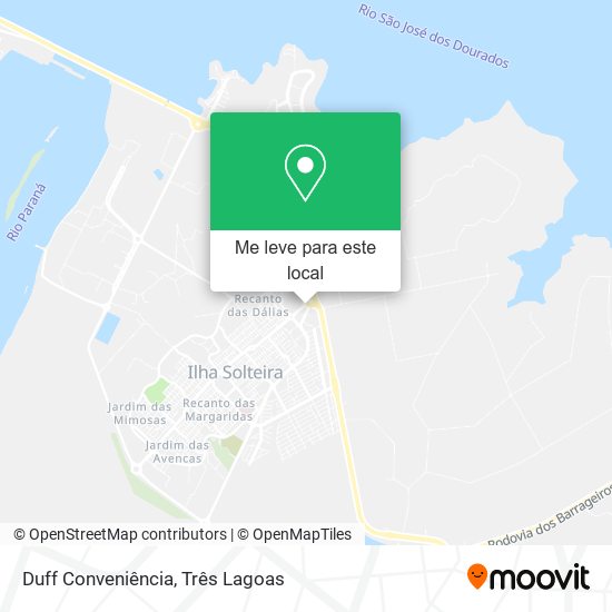 Duff Conveniência mapa
