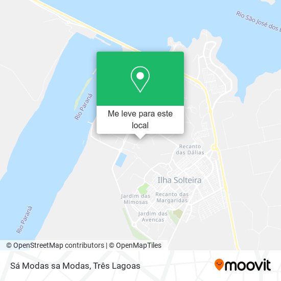 Sá Modas sa Modas mapa