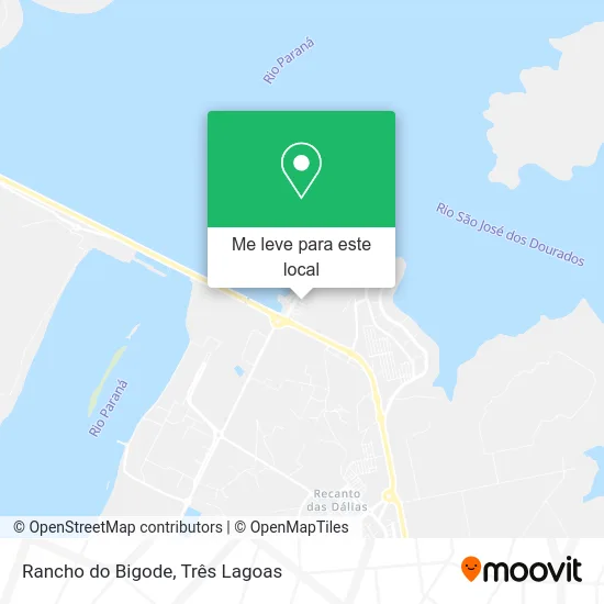 Rancho do Bigode mapa