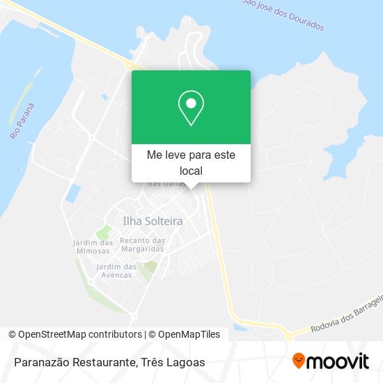 Paranazão Restaurante mapa