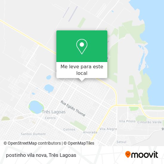 postinho vila nova mapa