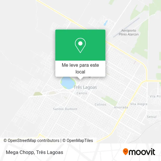 Mega Chopp mapa