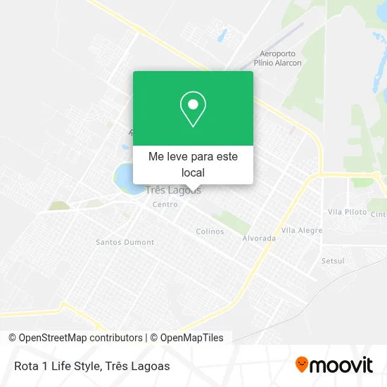 Rota 1 Life Style mapa