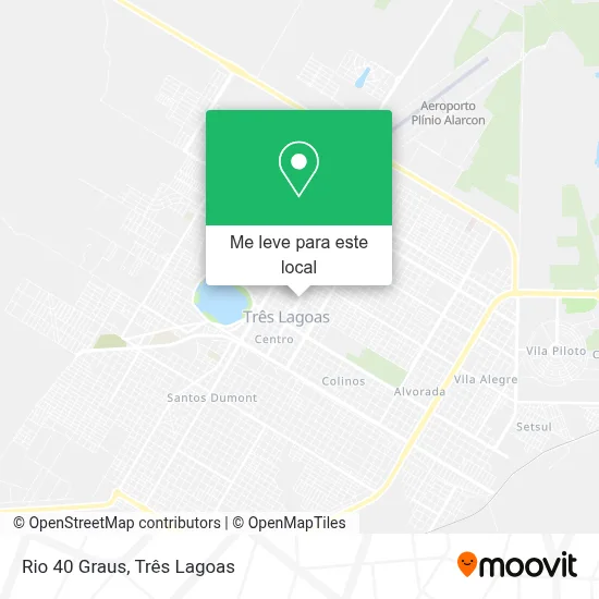 Rio 40 Graus mapa