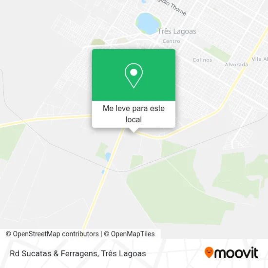 Rd Sucatas & Ferragens mapa