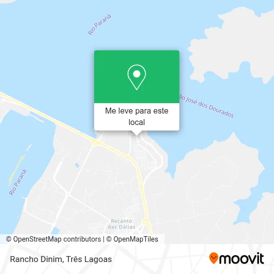 Rancho Dinim mapa