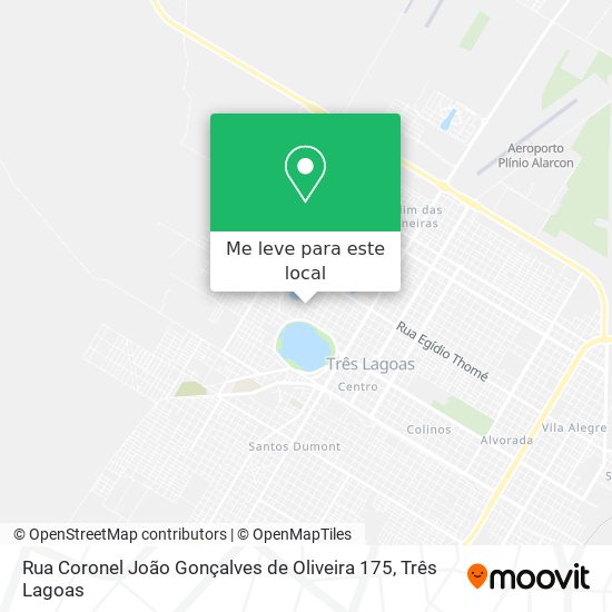Rua Coronel João Gonçalves de Oliveira 175 mapa