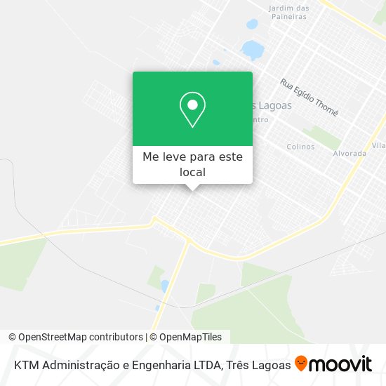 KTM Administração e Engenharia LTDA mapa