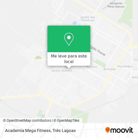 Academia Mega Fitness mapa