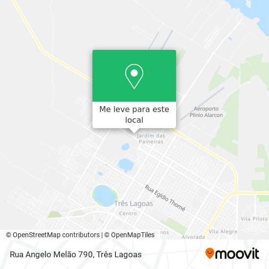 Rua Angelo Melão 790 mapa